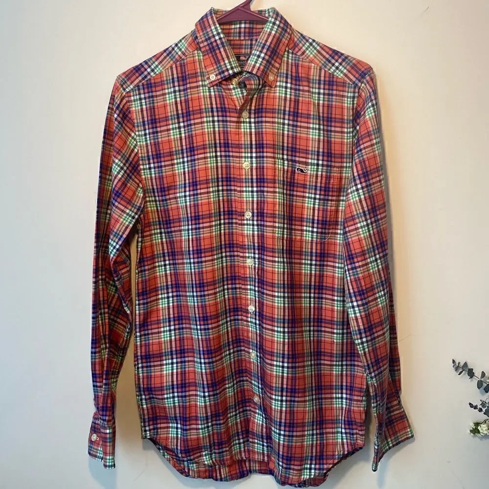 Vineyard Vines Slim Fit Tucker Shirt Men’s Size XS